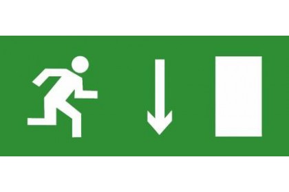 TechnoLux ЭП08 Выход (правосторонний) 140x280 мм ЭП08 140280