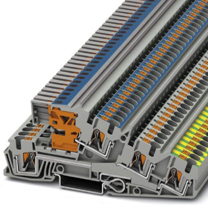 Phoenix Contact PTI 4-PE/L/NT Заземляющие клеммы для выполнения проводки в зданиях 3214047