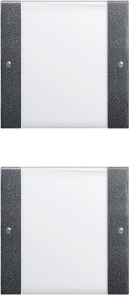 Gira Прозрачный/Антрацит Комплект клавиш, 2 шт. 213228