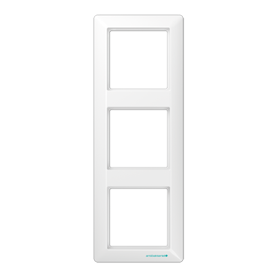 JUNG AS 500 Белая Рамка 3-ая антибактериальная ABAS583WW