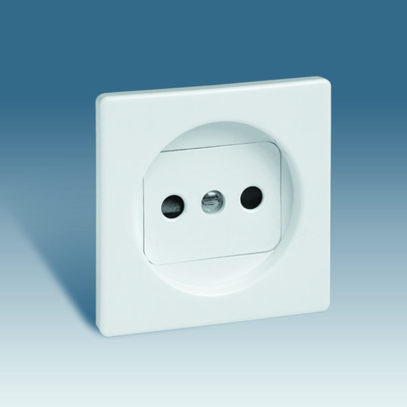 Simon 82 Алюминий Накладка розетки 1-ая 82040-33