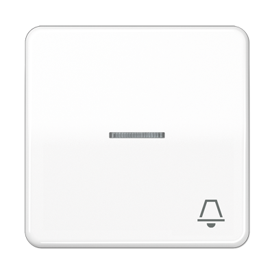 JUNG CD 500/CD plus Белая Клавиша 1-ая с/п с символом ЗВОНОК CD590KO5KWW