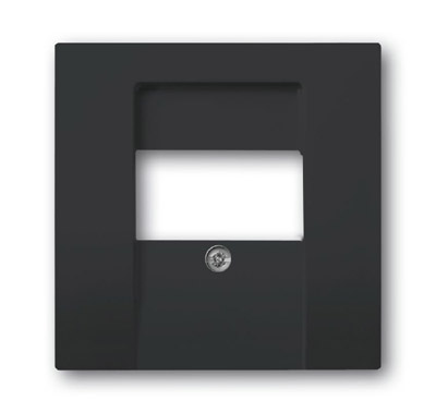 ABB BJE Solo/Future Черный бархат Накладка для TAE-розетки, моно-/стерео аудио розетки 2CKA001710A3903