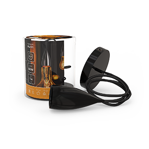 Gauss Светильник подвесной PL031 черный E27, 1 м, 1/40