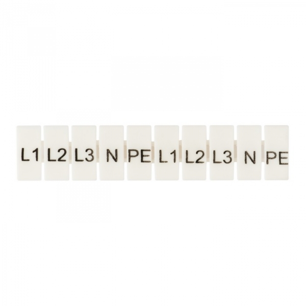 EKF PROxima Маркеры для JXB-ST 4 с символами "L1, L2, L3, N, PE" (10 шт.)