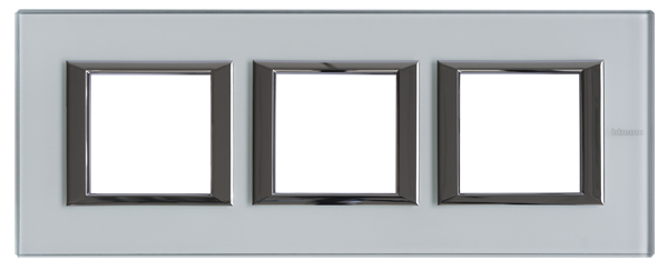 BT Axolute Кристалл Рамка 2+2+2 мод прямоугольная (надпись горизонтально) HA4802M3HVKA