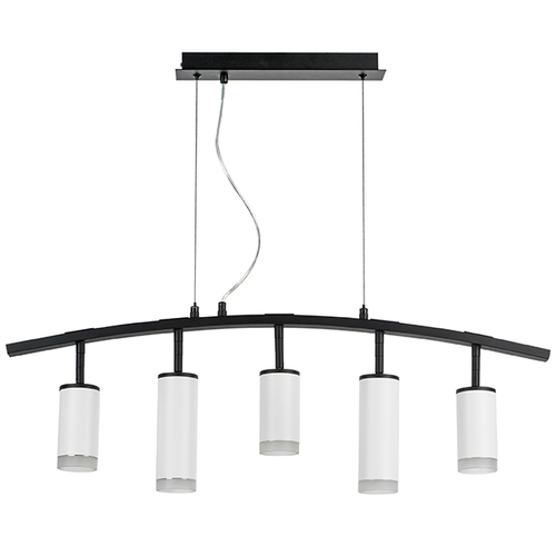 Lightstar LR7353638620 Люстра RULLO 5х50W GU10 ЧЕРНЫЙ/БЕЛЫЙ (571735+214436-3+214486-2+202430-5), шт