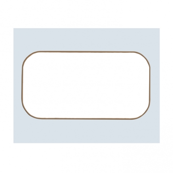 EKF PROxima Стокгольм Белый Линия шампань Рамка для розетки 2-ой