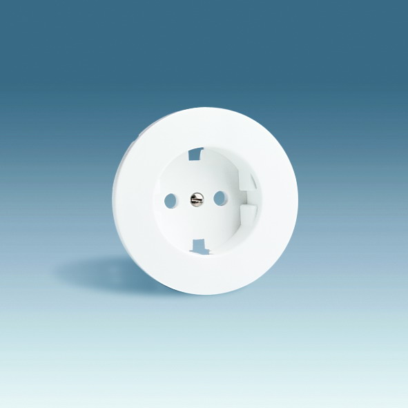 Simon 88 Белая Накладка розетки 1-ая с/з с защитными шторками 88041-60