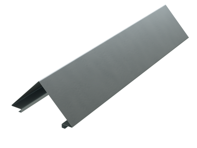 DKC Крышка двускатная 1000, L 1 м, цинк-ламе