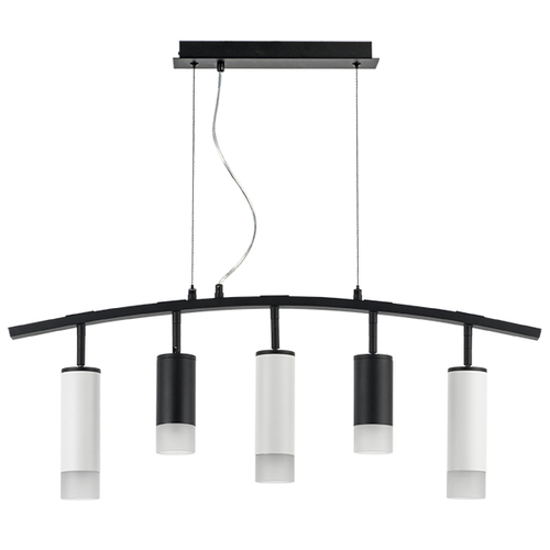 Lightstar LR7353728631 Люстра RULLO 5х50W GU10 ЧЕРНЫЙ/БЕЛЫЙ (571735+214437-2+214486-3+202431-5), шт