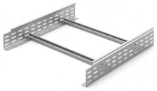 OSTEC Лестничный лоток замковый 600х100х6000, толщ. 1,5 мм, Сендзимир цинк