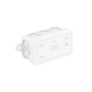 Купить OBO Bettermann Распределительная коробка A6, 80x43x36 мм, белая 2000005