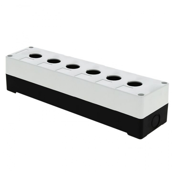 EKF PROxima Корпус КП106 пластиковый 6 кнопок белый