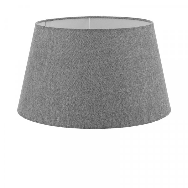 Eglo 49655 Абажур 1+1VINTAGE, 1х60W(E27), Ø400, H220, текстиль, лен, серый