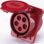 Купить DEKraft Розетка щитовая 425 3Р+РЕ+N 32А 380В IP44 РЩ-102