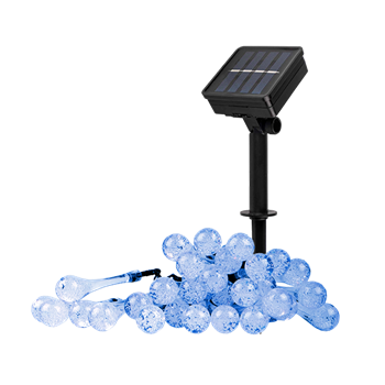 ФАZA Гирлянда солнечная Солнечн. свет-к SLR-G08-30B гирл., капли, синий .5040946