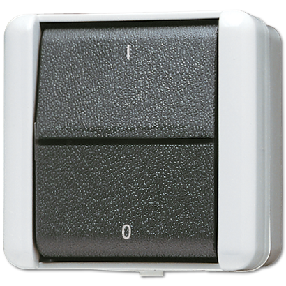 JUNG Выключатель двухполюсный IP44 802W