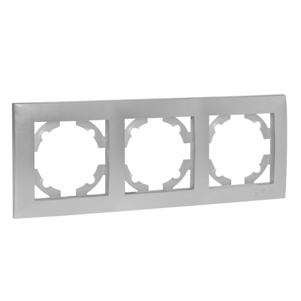 EKF PROxima Валенсия Рамка 3-местная сталь