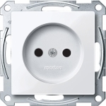 Купить SE Merten SM Бел Актив Механизм розетки б/з со шторками MTN2000-0325