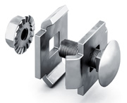 OSTEC Соединитель проволочного лотка двойной 20 крепежный комплект, Сендзимир цинк OSTEC Соединитель проволочного лотка двойной 20 крепежный комплект, Сендзимир цинк