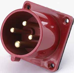 Купить DEKraft Вилка щитовая 624 3Р+РЕ 32А 380В IP44 ВЩ-102 26063DEK