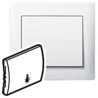 Legrand Galea Life Белый Клавиша простая с пиктограммой ''лампа'' 777044