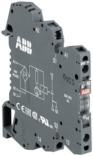 ABB Оптрон OBIC0100 , вход: 24VDC, выход: 100mA 4.5-58VDC, винтовые зажимы 1SNA645021R2600