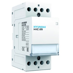 HYUNDAI Модульный магнитный контактор HIC25 40NS X230 25А 16 кВт АС1/400VAC 4NO 50Hz 230V 13.01.02.000463