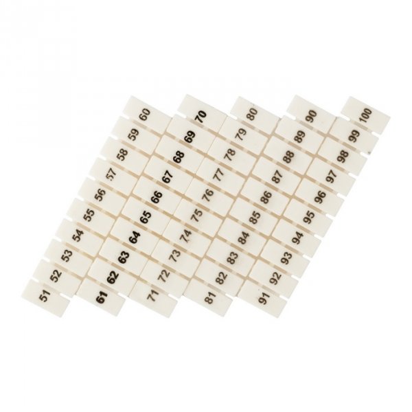 EKF PROxima Маркеры для JXB-ST 1,5 с нумерацией 50-100 (100 шт.)