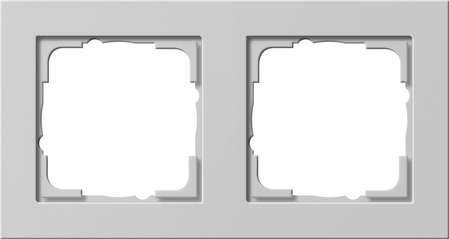 Gira E2 Сер матовый Рамка 2-ая 021237
