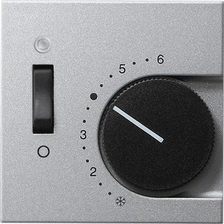 Купить Gira S-55 Алюминий Накладка для регулятора температуры пола 149226