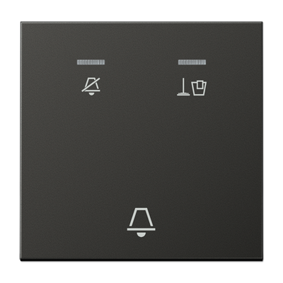 JUNG Клавиша для гостиничных кнопочных модулей 531KO5EUM24 или 531KO5EUM230, антрацит ALCUKO5MAN