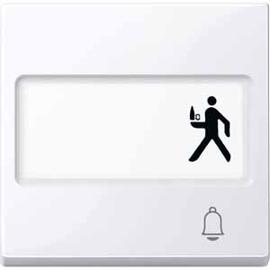 Купить SE Merten SM Бел Актив Клавиша с полем для надписи «звонок» MTN3365-0325