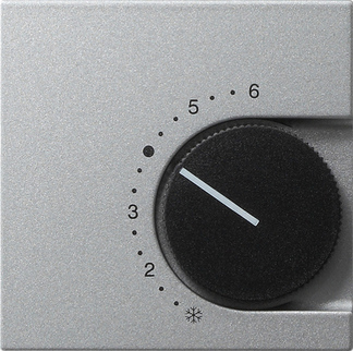 Купить Gira System 55 Алюминий Накладка для регулятора температуры пола 149626