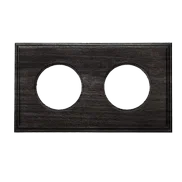 BIRONI Шедель Бук Угольно-черный Рамка 2-ая Форма квадрат (скрытый монтаж) BF4-620-119