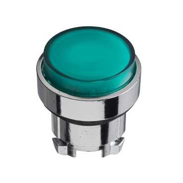 Купить SE XB4 Головка кнопки 22мм зеленая с подсветкой ZB4BH33