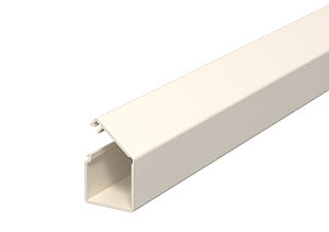 OBO Bettermann Мини-канал WDK с крышкой 17х17х2000 мм (самоклеящийся со скотчем) ПВХ кремовый RAL 9001 6150187