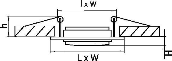 Купить Lightstar Светильник точечный встраиваемый декоративный под заменяемые галогенные или LED лампы Singo Lightstar 011621