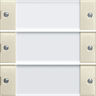 Gira KNX S-55 Кремовый глянц. Комплект клавиш, 3 шт. 213301