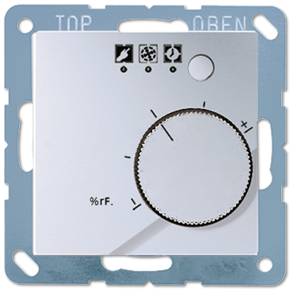 JUNG гигростат, регулятор влажности, алюминий A5201HYGAL