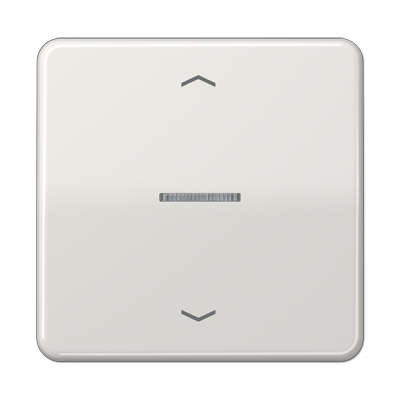 JUNG Клавиша для KNX кнопки, 1 группа с окошком и символами "стрелки" дюропласт светло-серый CD101KO5PLG