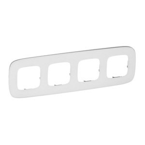 Купить Legrand Valena ALLURE Белое стекло Рамка 4-ая 755544
