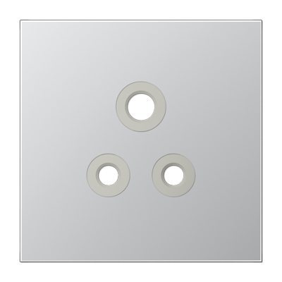 JUNG Накладка розетки 5А алюминий BS2171-5ALPL