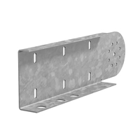 OSTEC Вертикальный шарнирный соединитель для лестничного лотка ЛКР высотой 110 мм, толщ. 2,5 мм, Сендзимир цинк