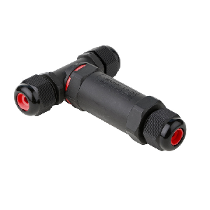 Varton Соединитель кабельный T-образный 3 контактный IP68 0.5-2.5мм2 4-12мм 3pin-IP68-4-12T