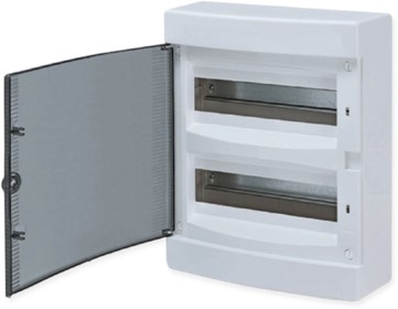 EKF Щит распределительный навесной "Unix" белая дверь 2х12 модулей IP40 EKF PROxima