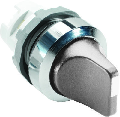 ABB Переключатель M2SS1-20U (короткая ручка) серый 2-х позиционный б ез подсветки (только корпус) 45# с фиксацией 1SFA611200R2007