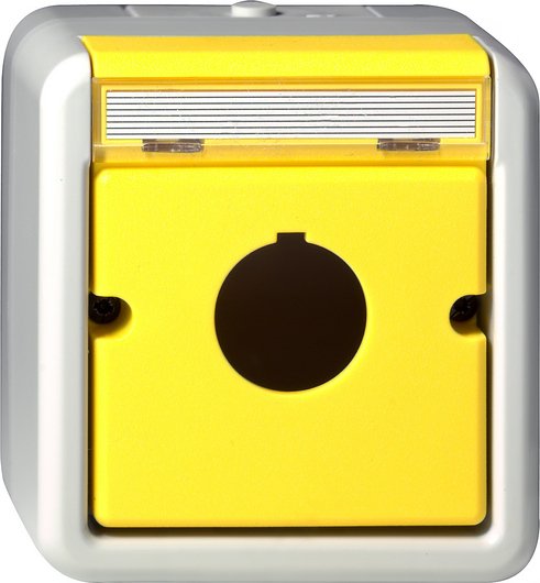 Gira Корпус с полем для надписи для приема сообщающих и командных аппаратов (22.5 мм) 027130