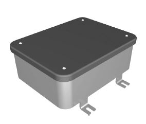 OSTEC Корпус регулируемый для контрольного соединения, пластик, крышка - нерж. AISI 304